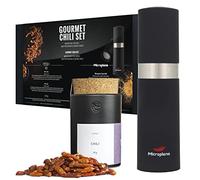 Microplane Moulin à piment avec piments séchés Birds Eye dans une boîte cadeau