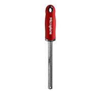 Microplane Râpe à épices pour Noix de Muscade, Cannelle, Chocolat, Noix et Grains de café de la Collection Premium Classic en Rouge et en Acier Inoxydable