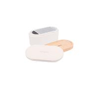 MICROPLANE Râpe à main avec récipient de récupération Cachemire / Bambou beige