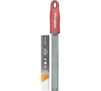Microplane Râpe à zeste rose pour agrumes, parmesan, gingembre, chocolat & noix de muscade avec lame fine en acier inoxydable - USA