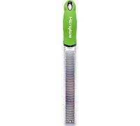 Microplane Râpe à zesteur en Couleur Vert pour Agrumes, Parmesan, Gingembre, Chocolat et Noix de Muscade avec Lame Fine - Fabriqué aux États-Unis