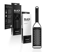 Microplane Râpe Double Tranchant avec lame en acier inoxydable fabriquée aux États-Unis pour parmesan, pomme, carotte, courgette & chocolat de la Collection Black Sheep