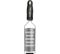 Microplane Accessoire de découpe Râpe gourmet pour carottes râpées Noir Inox
