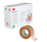 Micropore 1533-1 Lot de 12 pansements Couleur chair 2,5 cm x 9,1 m