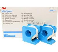 Micropore 1535-1 Lot de 12 pansements avec distributeur 2,5 cm x 9,1 m