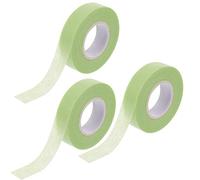 Micropore Lot de 3 rubans adhésifs en papier multicolore, pour extensions de cils, sans latex et hypoallergéniques, respirants, en micromousse rose ou vert, pièce : vert
