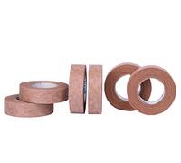 Micropore Lot de 6 rouleaux de sparadrap médical 3M hypoallergénique, couleur marron clair, 1,25 cm x 9,1 m