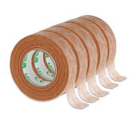 Micropore Sparadrap Non Tissé | Bande Médicale Pansement | Hypoallergénique | Couleur Peau | Pour Extensions de Cils et Peau | Respirant, Résistant à l'Eau (1,25cm x 9,14m, 5 Rouleaux)