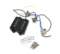 Micros de basse électrique - Accessoire de rechange pour guitare basse - Micro actif P - Kit de faisceau de câblage pré-câblé - Kit de faisceau de câblage pré-câblé Humbucker P