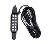 Micros De Guitare Capteur Magnétique Pour Rosace De Guitare Acoustique Avec Câble Audio Et Accessoires De Contrôle Du Volume(8)