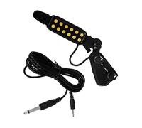 Micros De Guitare Capteur Magnétique Pour Rosace De Guitare Acoustique Avec Câble Audio Et Accessoires De Contrôle Du Volume(12)