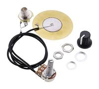 Micros de guitare folk acoustique 50 mm pour ukulélé - Transducteur passif - Facile à utiliser - Amplificateur pré-câblé