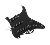 Micros de plaque de protection de guitare professi Alnico 5 Double Piste SSS 11 Trous Pré Câblé Plaque De Ramassage De Guitare Bk 3 Plis Accessoires D'instruments