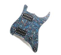 Micros de plaque de protection de guitare professi Assemblage Pré Câblé De Pickguard De Guitare Électrique HH Coloré Professionnel(Pearl Bk)