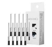 Micros Dust Sweep, Phone Port Cleaning Tool 10 Pack Circuit Brush Set, Safe Electronics Cleaner Kit, Anti Static Detail Cleaning System, Minimal Tech Care Set, Device Repair Use