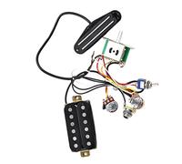 Micros Humbucker pour guitare avec commutateurs 3 voies 1T1 V faisceau de câblage double rails chauds Humbucker Ensemble de micros électriques durables Pièce de rechange