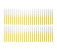 Micros Lot de 50 pinceaux à sourcils avec capuchons Outil de plastification pour sourcils Pinceau à cils multifonction Micros Lash Comb Spoolie