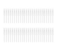 Micros Lot de 50 pinceaux à sourcils avec capuchons Outil de plastification pour sourcils Pinceau à cils multifonction Micros Lash Comb Spoolie