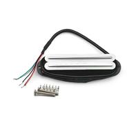 Micros Professionnels Pour Débutants Pour Guitares Électriques Résistance 9K Disponibles En Plusieurs Couleurs Micro Électrique Simple Bobinage Alnico 5(White with Sir)