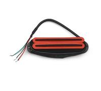 Micros Professionnels Pour Débutants Pour Guitares Électriques Résistance 9K Disponibles En Plusieurs Couleurs Micro Électrique Simple Bobinage Alnico 5(Red with Bk)