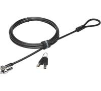 Microsaver 2.0 Câble De Sécurité À Clé Pour Ordinateur Portable,Câble Acier Carbone Résistant À La Découpe, Verrou Robuste De 10Mm,Technologie De Verrouillage T-Bar-1,8 M De Long (K65020Eu)