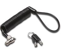 Microsaver 2.0 Câble De Sécurité Spirale À Clé Pour Ordinateur Portable, Acier Carbone Résistant À La Découpe,Verrou Robuste De 10Mm, Technologie Verrouillage T-Bar-1,8 M De Long (K64423Ww)