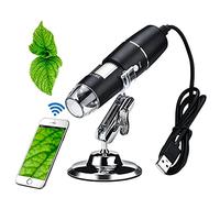 Microscope 1000X Wireless Digital Microscope WiFi Microscope Magnifier Camera 720P Stand for Android iOS for for ipad Digital Microscope with Light (Color : 1)