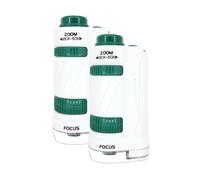 Microscope 60X-180X pour Enfants et Étudiants - Mini Portatif de Poche (2 PCS Vert)