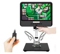 Microscope, 8.5 Pouces 26 0X LCD Handheld de Laboratoire USB Microscopes numériques for Cavalier Inspection de réparation avec Microscope à la pièce à Distance