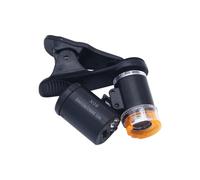 Microscope à Clip pour téléphone portable 60X LED, lunettes de lecture, grossissantes 60X, accessoires
