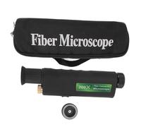 Microscope à fibre optique Professionnel Handheld 200x 400x Tool d'inspection d'extrémité du câble de grossissement pour les connecteurs SC FC St LC avec source de lumière LED et