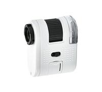 Microscope à grossissement x100 facile à fixer avec lumière LED et clips pour téléphones pour l'exploration du monde quotidien Microscope d'inspection de bijoux