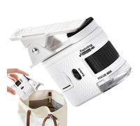 Microscope à main pour enfants, microscope de poche | Microscope pour enfants 80x, microscope à main 80x pour enfants avec clip pour téléphone, kit de microscope avec lumière LED, studio