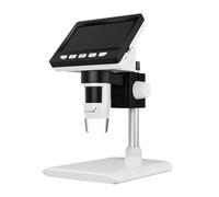 Microscope à pièces de monnaie 1080p avec batterie rechargeable et visualisation PC pour soudure et analyse de circuit imprimé 10,9 cm 1080p