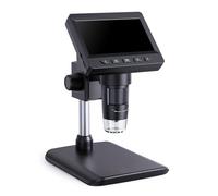Microscope à pièces de monnaie 1080p avec batterie rechargeable et visualisation PC pour soudure et analyse de circuit imprimé 10,9 cm 1080p