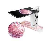 Microscope à pince pour téléphone portable 60X-100X avec éclairage LED pour la photographie mobile et l'examen détaillé des objets