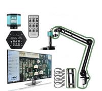 Microscope à souder 60 MP 48 MP 4K Microscope numérique électronique pour soudure 1080p HDMI VGA USB caméra industrielle 150 x objectif (13 MP HDMI VGA Plus)