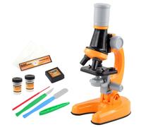 Microscope Amélioré Pour Enfants 100x/400x/1200x, Jouet D'expérimentation Scientifique, Apprentissage Et Éducation Pour Élèves Du Primaire, Cadeau