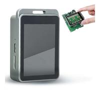 Microscope anti-entonnoir, mini loupe pour pièces de monnaie avec lumière blanche et ultraviolette 7X/11X/15X, écran LCD de 5,3 cm, loupe de bijoutier portable, enregistrement en un clic de photos et