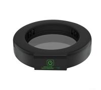 Microscope auxiliaire à LED avec anneau lumineux à intensité variable et verre anti-buée pour équipement de laboratoire 18 mm d'épaisseur