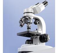 Microscope binoculaire à grossissement 30000x, avec oculaires WF10X et WF50X et objectifs 4X, 10X, 60X, 100X, idéal pour laboratoire et institut de recherche