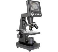 Microscope Bresser - Écran LCD 1,3 MP - Grossissement optique 400x - Numérique 1600x - Blanc