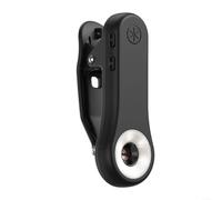 Microscope compact pour téléphone avec réduction d'éblouissement Cpl et lumière UV double LED pour analyse professionnelle de bijoux et pièces de monnaie, lentille 200x, noir