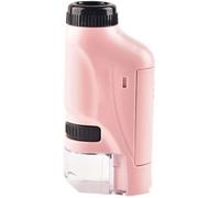 Microscope de poche 2024 pour enfants, microscope de poche 60 x 120 x pour enfants, mini microscope portable avec lumière LED