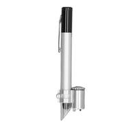 Microscope de Poche 50X, Stylo Microscope Portable à LED, Stylo loupe Multifonction à focalisation réglable, loupe de bijoutier pour Laboratoire, Maison, Bijouterie