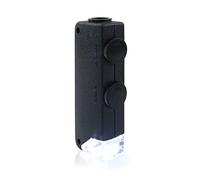 Microscope de poche avec éclairage LED 60 x 100 x piles