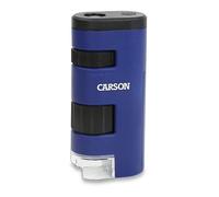 Carson PocketMicro microscope de poche, grossissement 20-60x, avec fonction éclairage par LED et un système de lentilles asphériques (MM-450)