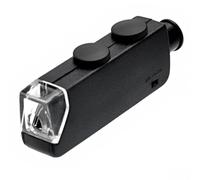 Microscope de Poche Mg10081-1 Noir, Zoom 60x-100x, LED