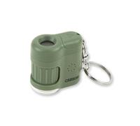 Microscope de poche MicroMini 20x de Carson avec lumière UV et lampe de poche LED intégrées - Vert, taille moyenne (MM-280G)
