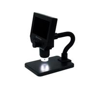 Microscope de Poche Microscope numérique monoculaire Portable, microscopes électronique à 8 LED, écran LCD HD de 4,3 Pouces, for lycée Portable